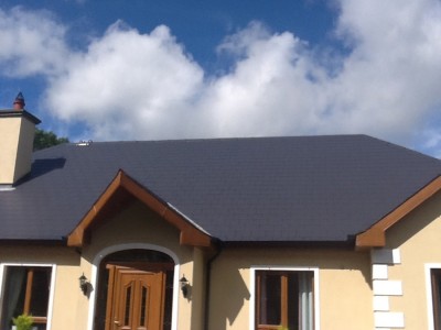 After treatment and painting of the roof of a Cork home by Pro Wash, Ireland