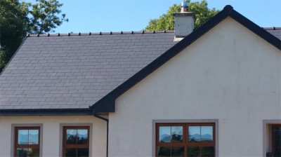 After treatment and painting of the roof of a Cork house by Pro Wash