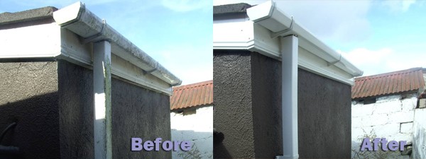 Before and After cleaning of Fascias & Soffits by Pro Wash.ie, Cork, Ireland Before and After cleaning of Fascias & Soffits by Pro Wash.ie, Cork, Ireland