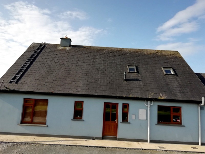 Before roof cleaning by ProWash, Cork, Ireland